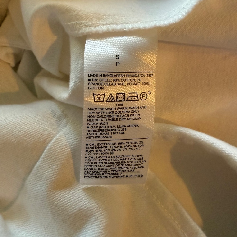 Banana Republic Denim Button down White Sleeveless Dress - Picture 10 of 10